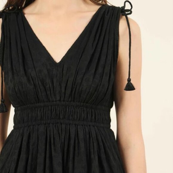 Omika Rosalita Midi Dress, Black, Medium, NWT - Picture 2 of 3